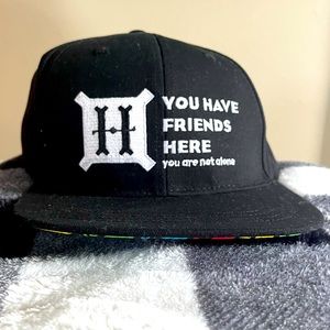 Mens Hogwarts Slytherin House Black SnapBack